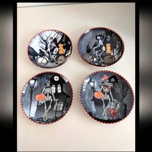 Halloween Skeleton Dapper Couples Serveware Gothic Haunted House Decor Spooky